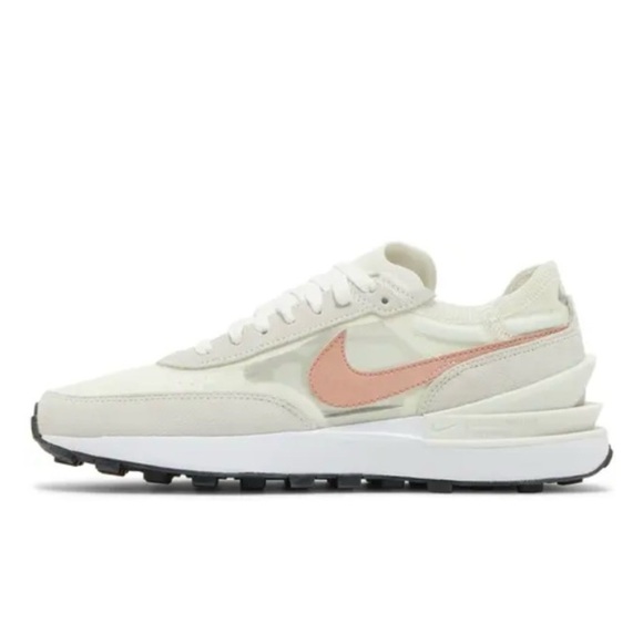Nike Shoes - Nike Waffle one Low top Sneaker Sail Rose whisper white Size 8.5 Suede